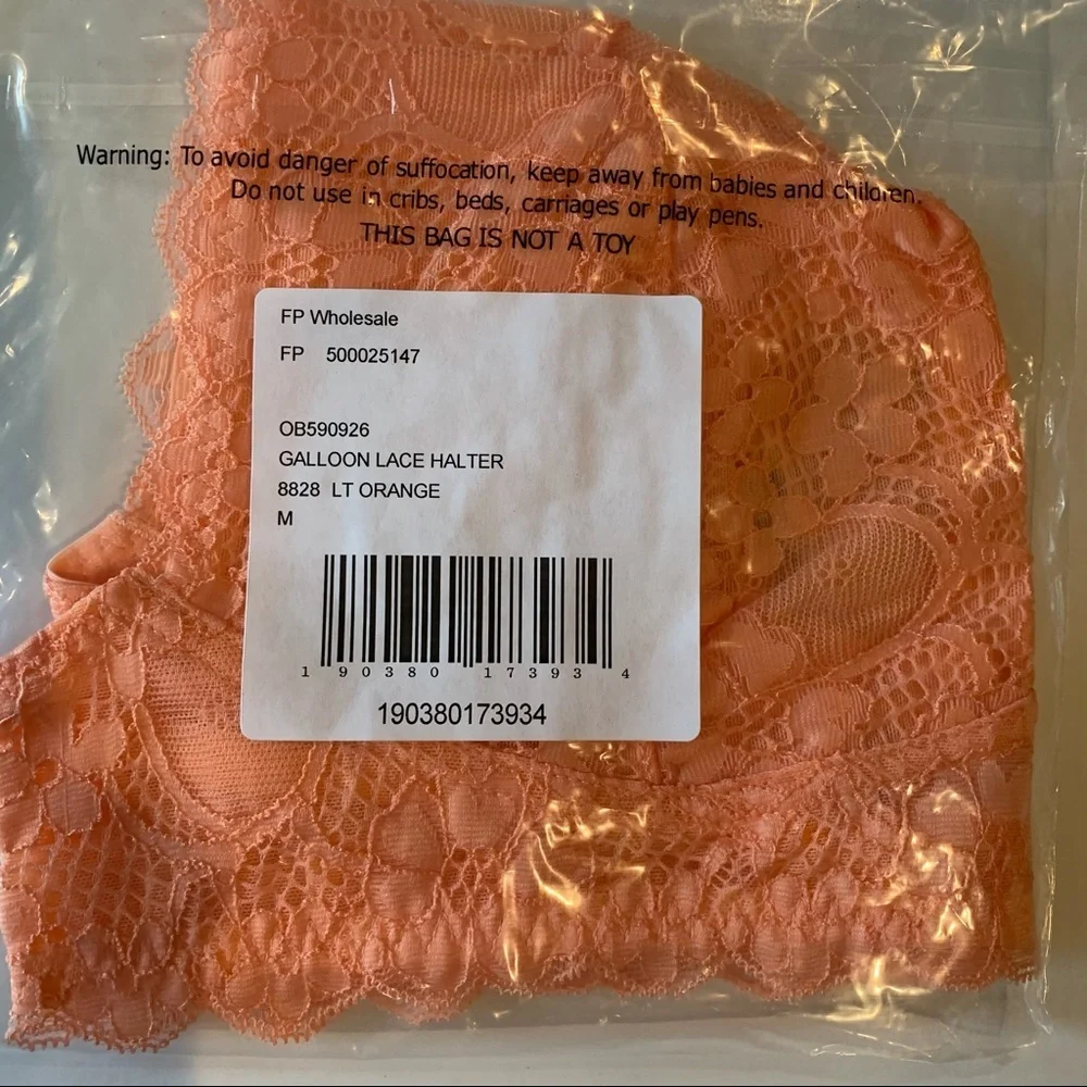 Free People Galloon Lace Halter Bralette - Picture 4 of 4